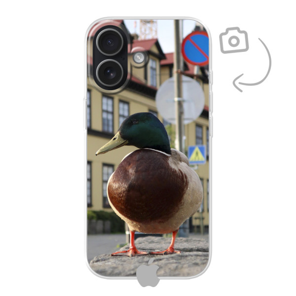 Achterkant bedrukt soft case telefoonhoesje voor iPhone 17
