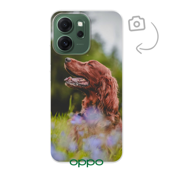 Achterkant bedrukt soft case telefoonhoesje voor Oppo Reno14 F