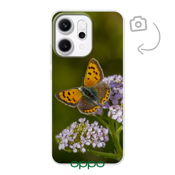 Achterkant bedrukt soft case telefoonhoesje voor Oppo Reno14 Pro