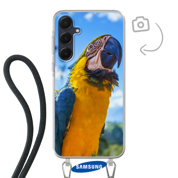 Telefoonhoesje met koord voor Samsung Galaxy A55