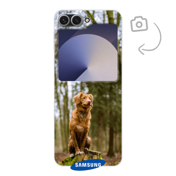 Achterkant bedrukt hard telefoonhoesje voor Samsung Galaxy Z Flip6/Flip7 FE