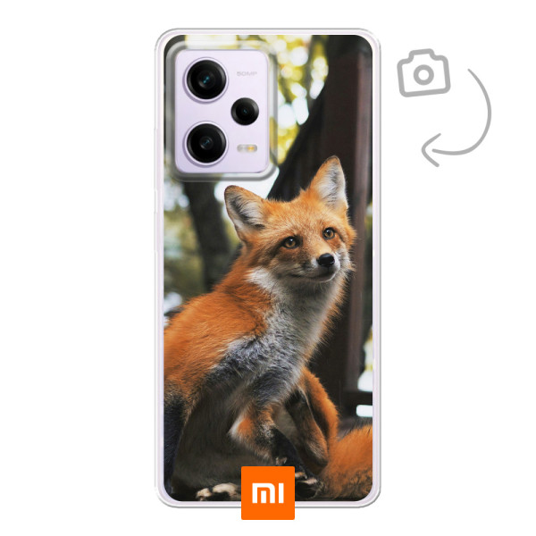 Achterkant bedrukt soft case telefoonhoesje voor Xiaomi Redmi Note 12/Redmi Note 12R
