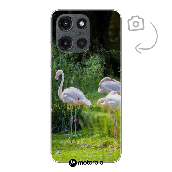 Achterkant bedrukt soft case telefoonhoesje voor Motorola Moto G (2025)