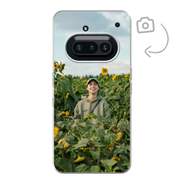 Achterkant bedrukt soft case telefoonhoesje voor Nothing Phone (3a)