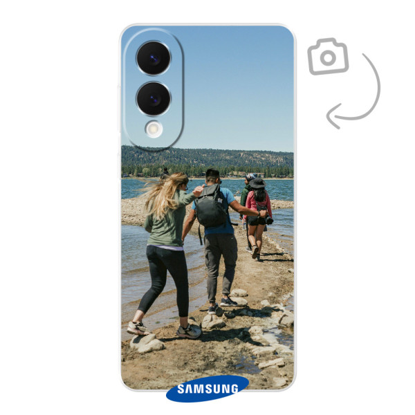 Achterkant bedrukt soft case telefoonhoesje voor Samsung Galaxy S25 Edge