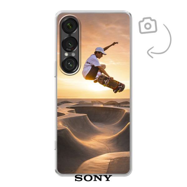 Achterkant bedrukt soft case telefoonhoesje voor Sony Xperia 1 VII