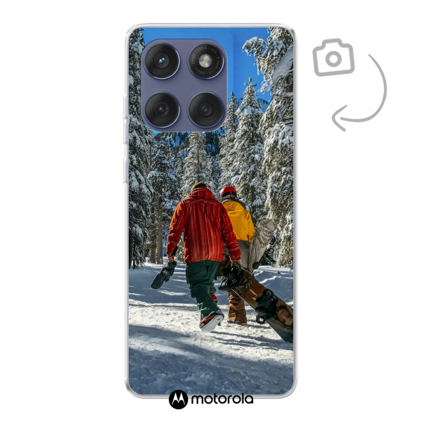 Achterkant bedrukt soft case telefoonhoesje voor Motorola Edge 60/60 Fusion/60s