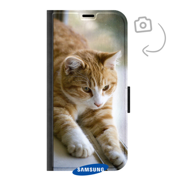 Voorkant bedrukt portemonnee telefoonhoesje voor Samsung Galaxy A36/A56