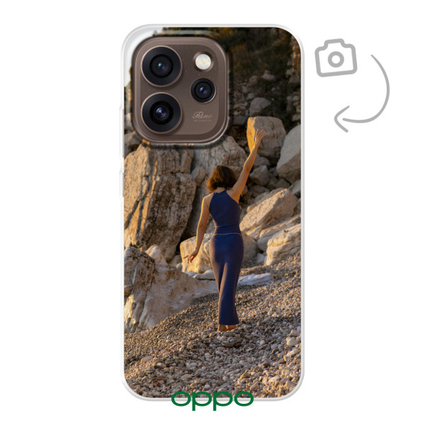 Achterkant bedrukt soft case telefoonhoesje voor Oppo Reno15 Pro