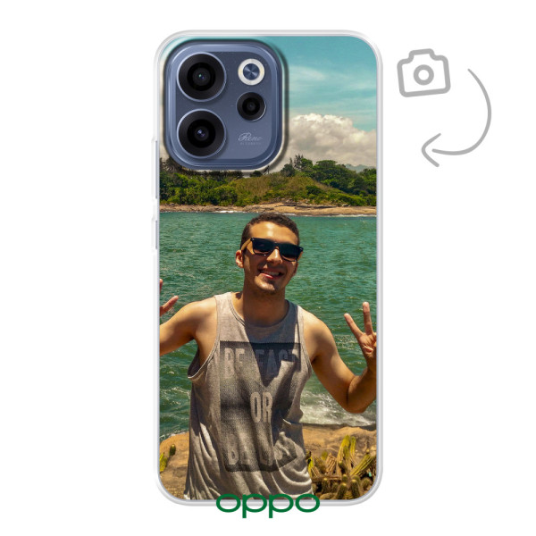 Achterkant bedrukt soft case telefoonhoesje voor Oppo Reno15 F