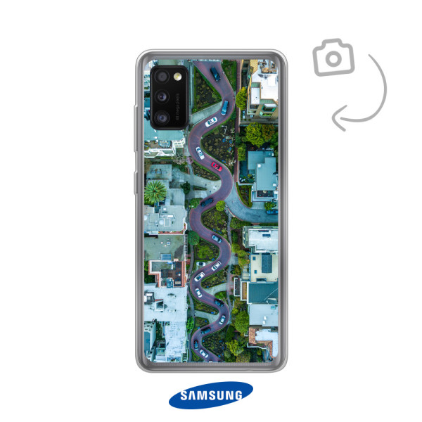 Achterkant bedrukt soft case telefoonhoesje voor Samsung Galaxy A41