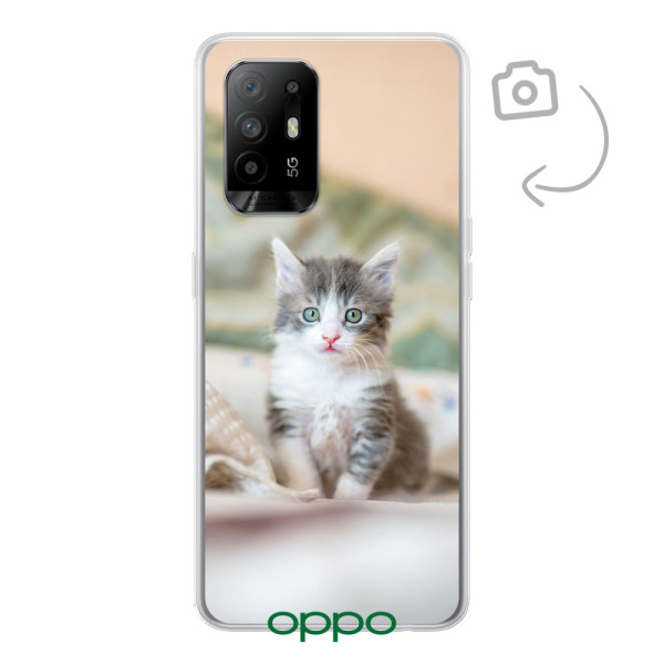 Achterkant bedrukt soft case telefoonhoesje voor Oppo A94 5G/A95 5G