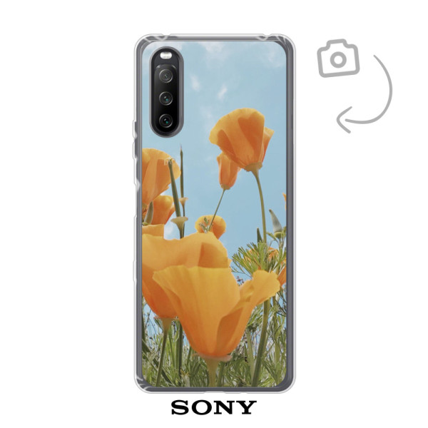 Achterkant bedrukt soft case telefoonhoesje voor Sony Xperia 10 III/III Lite
