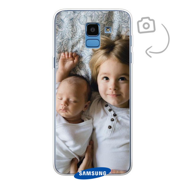 Achterkant bedrukt soft case telefoonhoesje voor Samsung Galaxy J6 (2018)