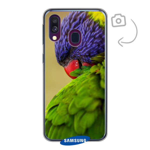 Achterkant bedrukt soft case telefoonhoesje voor Samsung Galaxy A40