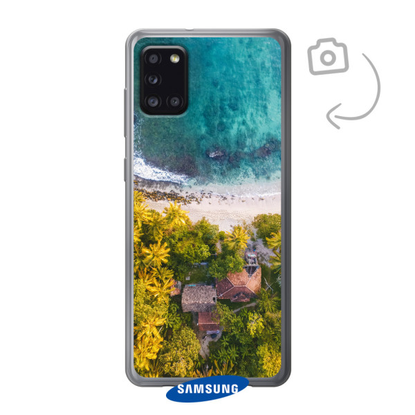 Achterkant bedrukt soft case telefoonhoesje voor Samsung Galaxy A31