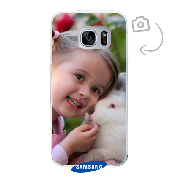 Achterkant bedrukt soft case telefoonhoesje voor Samsung Galaxy S7
