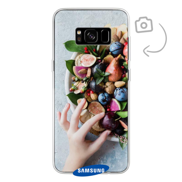 Achterkant bedrukt soft case telefoonhoesje voor Samsung Galaxy S8