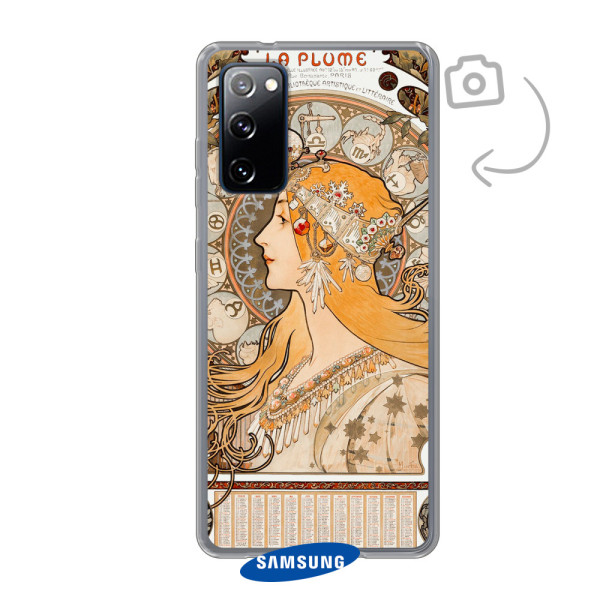 Achterkant bedrukt soft case telefoonhoesje voor Samsung Galaxy S20 FE/S20 FE 2022/S20 FE 5G
