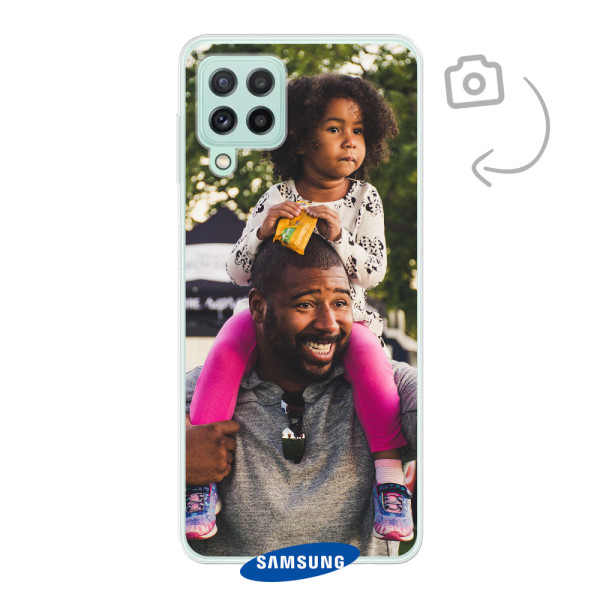 Achterkant bedrukt soft case telefoonhoesje voor Samsung Galaxy A22 4G