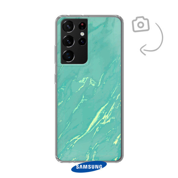 Achterkant bedrukt soft case telefoonhoesje voor Samsung Galaxy S21 Ultra 5G