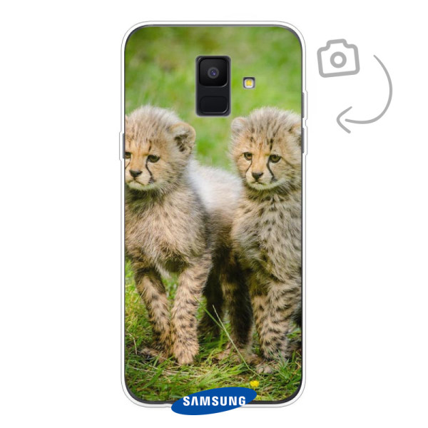 Achterkant bedrukt soft case telefoonhoesje voor Samsung Galaxy A6 (2018)