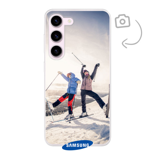 Achterkant bedrukt soft case telefoonhoesje voor Samsung Galaxy S23