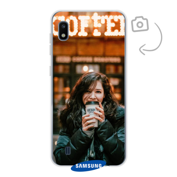 Achterkant bedrukt soft case telefoonhoesje voor Samsung Galaxy A10