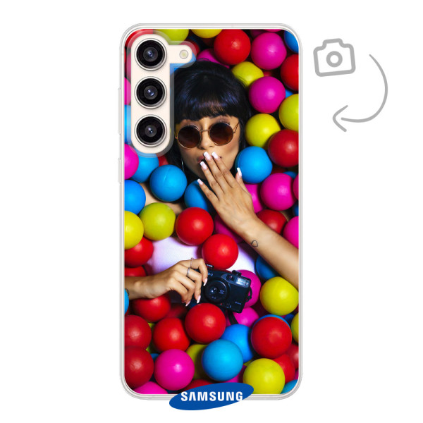 Achterkant bedrukt soft case telefoonhoesje voor Samsung Galaxy S23 Plus