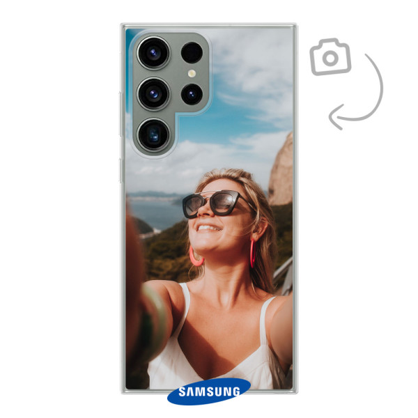 Achterkant bedrukt soft case telefoonhoesje voor Samsung Galaxy S23 Ultra