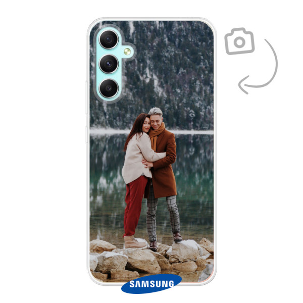 Achterkant bedrukt soft case telefoonhoesje voor Samsung Galaxy A34