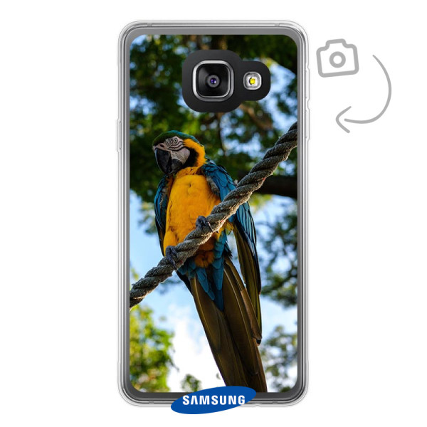 Achterkant bedrukt soft case telefoonhoesje voor Samsung Galaxy A3 (2016)