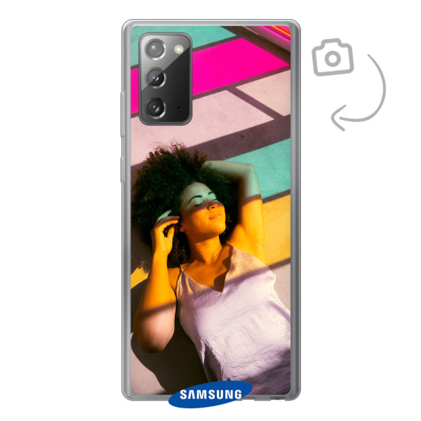 Achterkant bedrukt soft case telefoonhoesje voor Samsung Galaxy Note 20/Note 20 5G