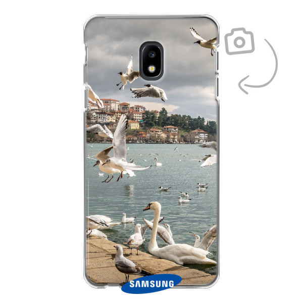 Achterkant bedrukt soft case telefoonhoesje voor Samsung Galaxy J3 (2017)