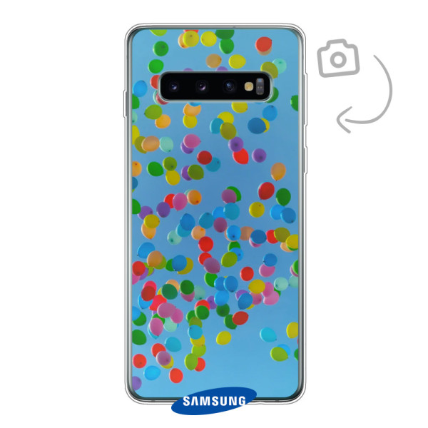 Achterkant bedrukt soft case telefoonhoesje voor Samsung Galaxy S10