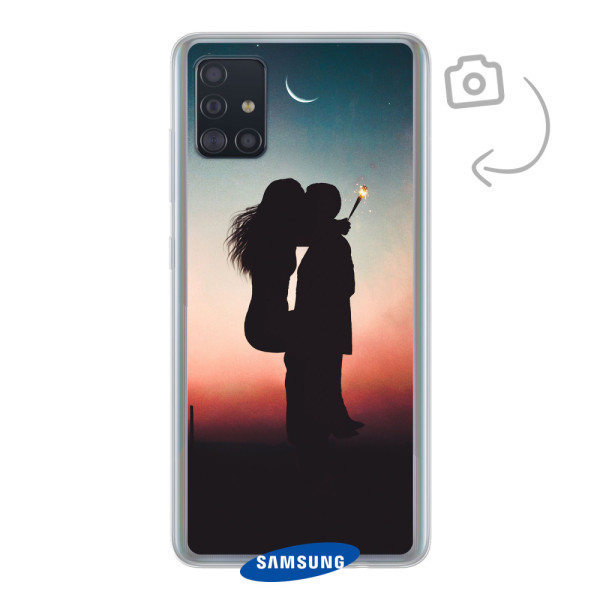 Achterkant bedrukt soft case telefoonhoesje voor Samsung Galaxy A51