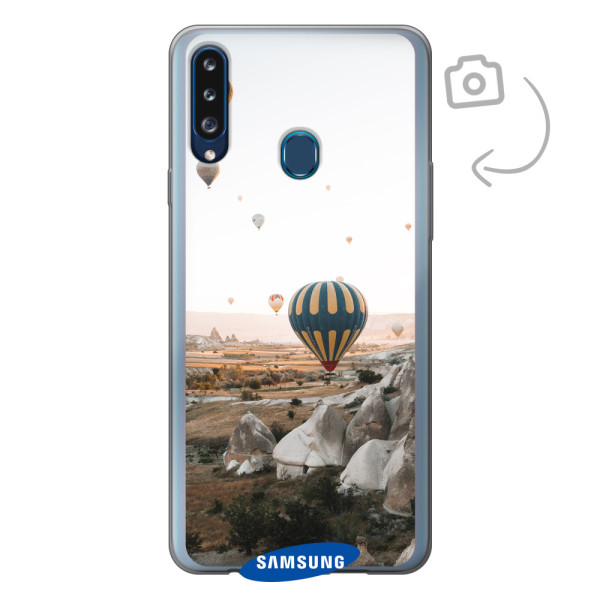 Achterkant bedrukt soft case telefoonhoesje voor Samsung Galaxy A20s