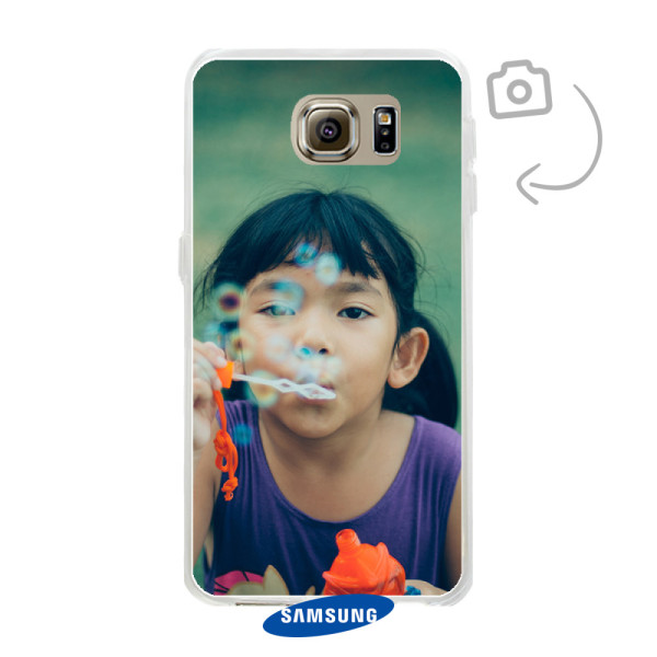 Achterkant bedrukt soft case telefoonhoesje voor Samsung Galaxy S6