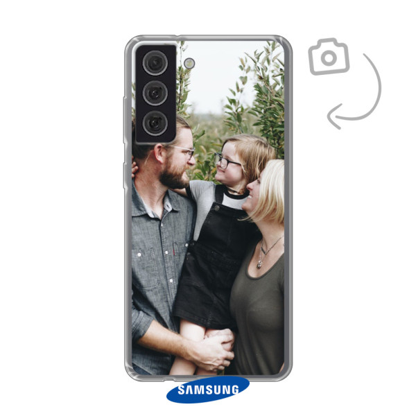 Achterkant bedrukt soft case telefoonhoesje voor Samsung Galaxy S21 FE