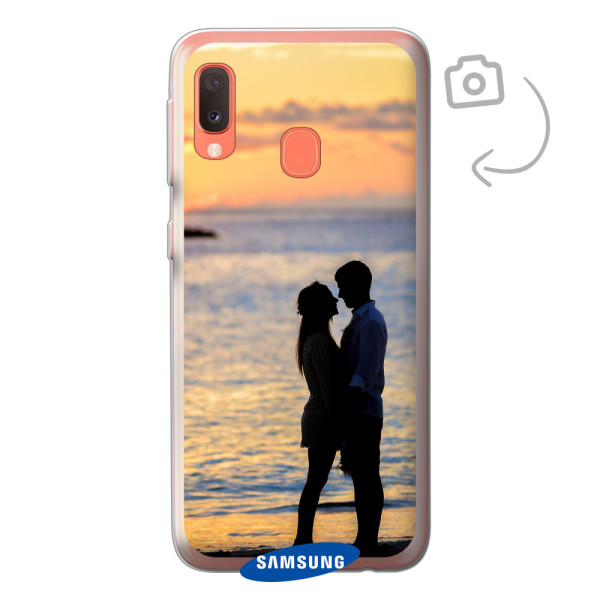 Achterkant bedrukt soft case telefoonhoesje voor Samsung Galaxy A20e
