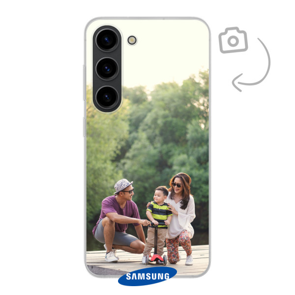 Achterkant bedrukt hard telefoonhoesje voor Samsung Galaxy S23