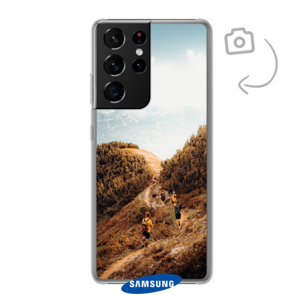 Achterkant bedrukt hard telefoonhoesje voor Samsung Galaxy S21 Ultra 5G