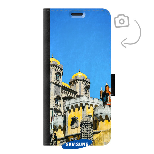 Voorkant bedrukt portemonnee telefoonhoesje voor Samsung Galaxy S21 5G