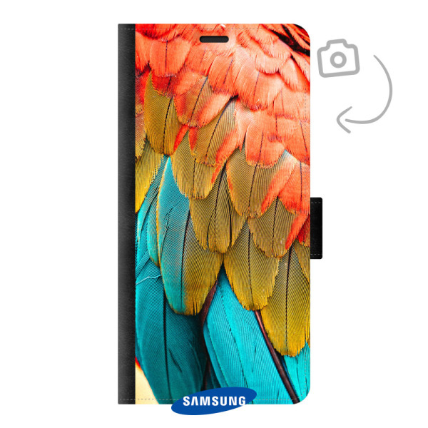 Voorkant bedrukt portemonnee telefoonhoesje voor Samsung Galaxy S23 Ultra