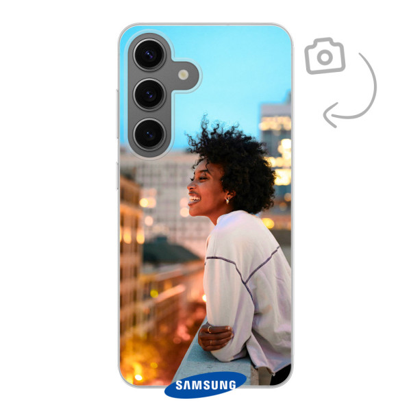 Achterkant bedrukt soft case telefoonhoesje voor Samsung Galaxy S24