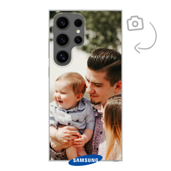 Achterkant bedrukt soft case telefoonhoesje voor Samsung Galaxy S24 Ultra