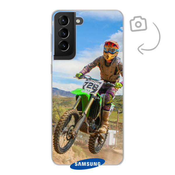 Achterkant bedrukt soft case telefoonhoesje voor Samsung Galaxy S21 5G
