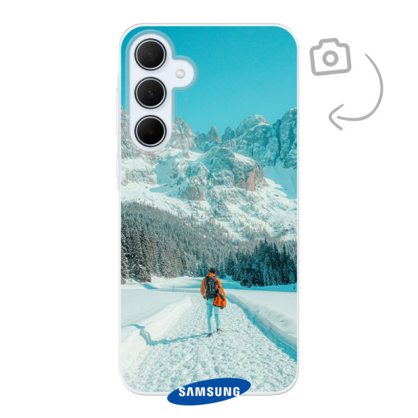Achterkant bedrukt soft case telefoonhoesje voor Samsung Galaxy A35
