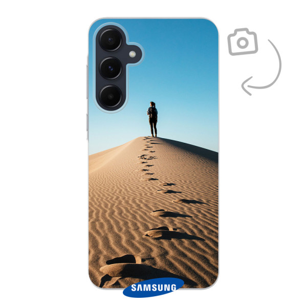 Achterkant bedrukt soft case telefoonhoesje voor Samsung Galaxy A55